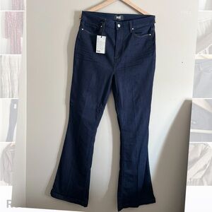 Paige Dark Blue Flare Jeans